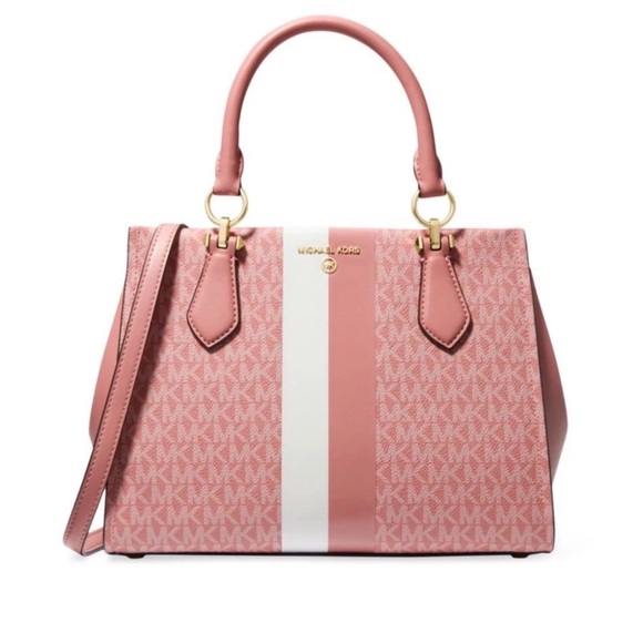 Michael KorsMedium Marilyn Rose and White Women's Bag
